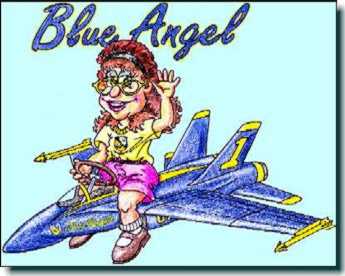 Blue Angel Cartoon